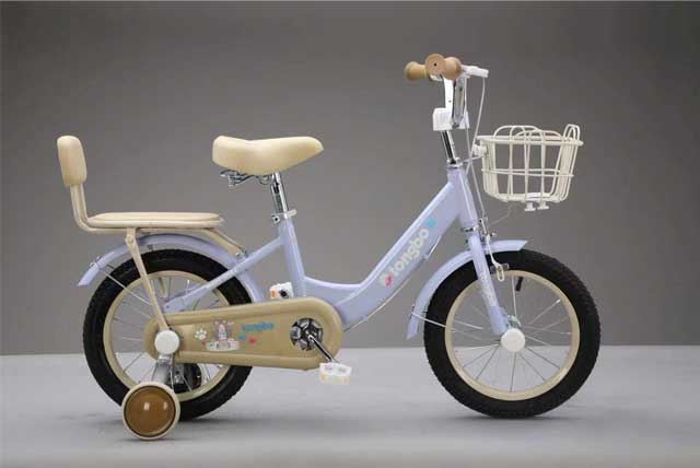 Xe Đạp Trẻ Em Tongbo Size 12-14-16 Inch Cho Bé Gái 2-8 Tuổi - Màu Xanh